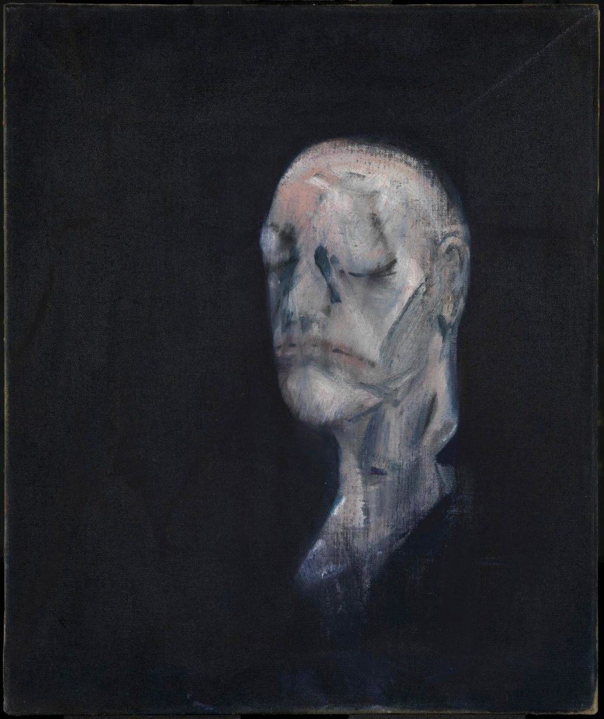 Francis Bacon (British born Ireland, 1909-1992) 'Study for Portrait II (after the Life Mask of William Blake)' 1955