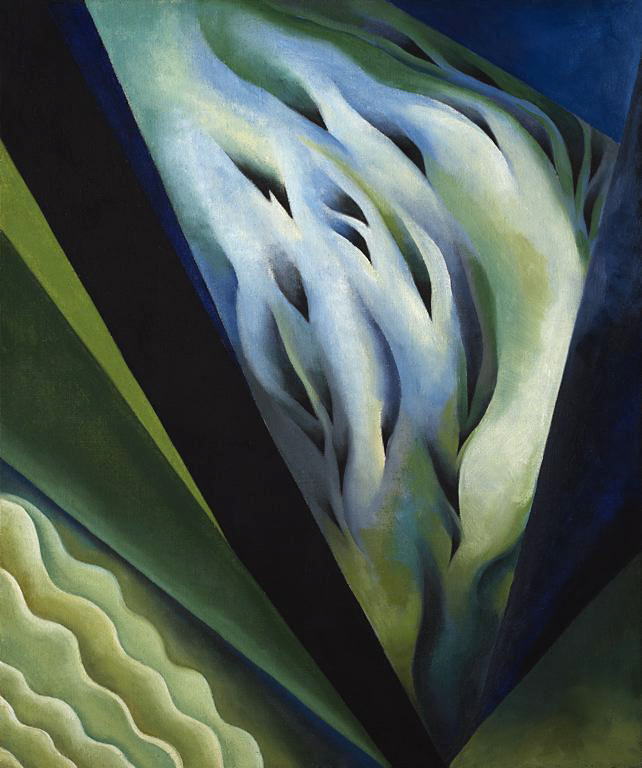 Georgia O'Keeffe (American, 1887-1986) 'Blue and Green Music' 1921