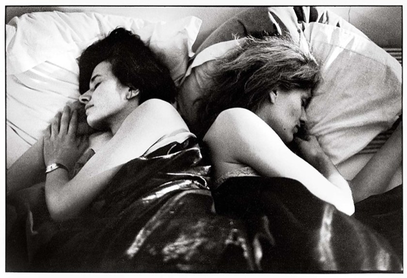 Sophie Calle (French, born Paris, 1953) 'Gloria K., first sleeper. Anne B., second sleeper' 1979
