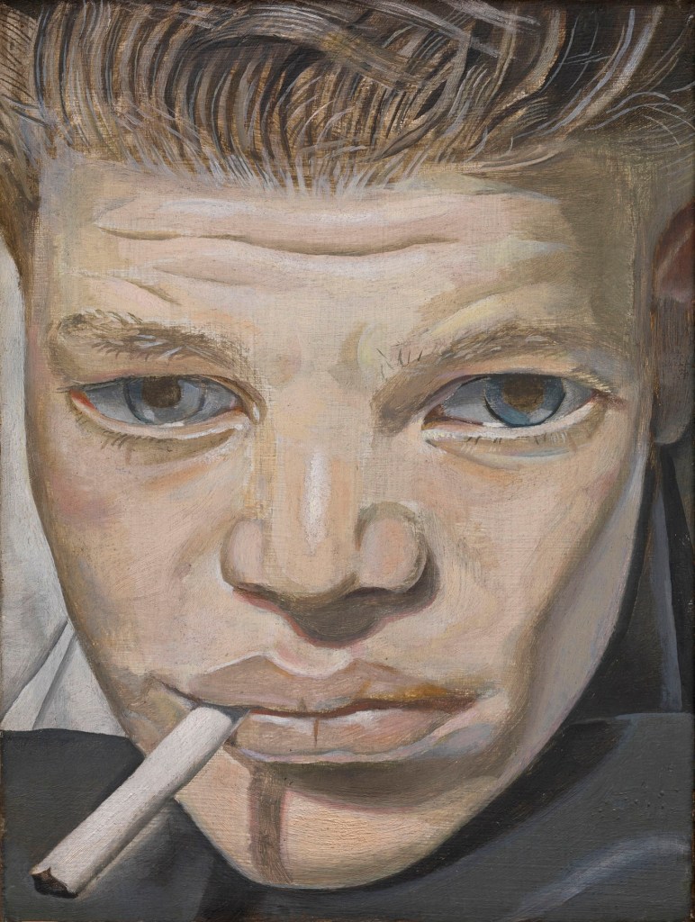 Lucian Freud (British born Germany, 1922-2011) 'Boy Smoking' 1950-1951