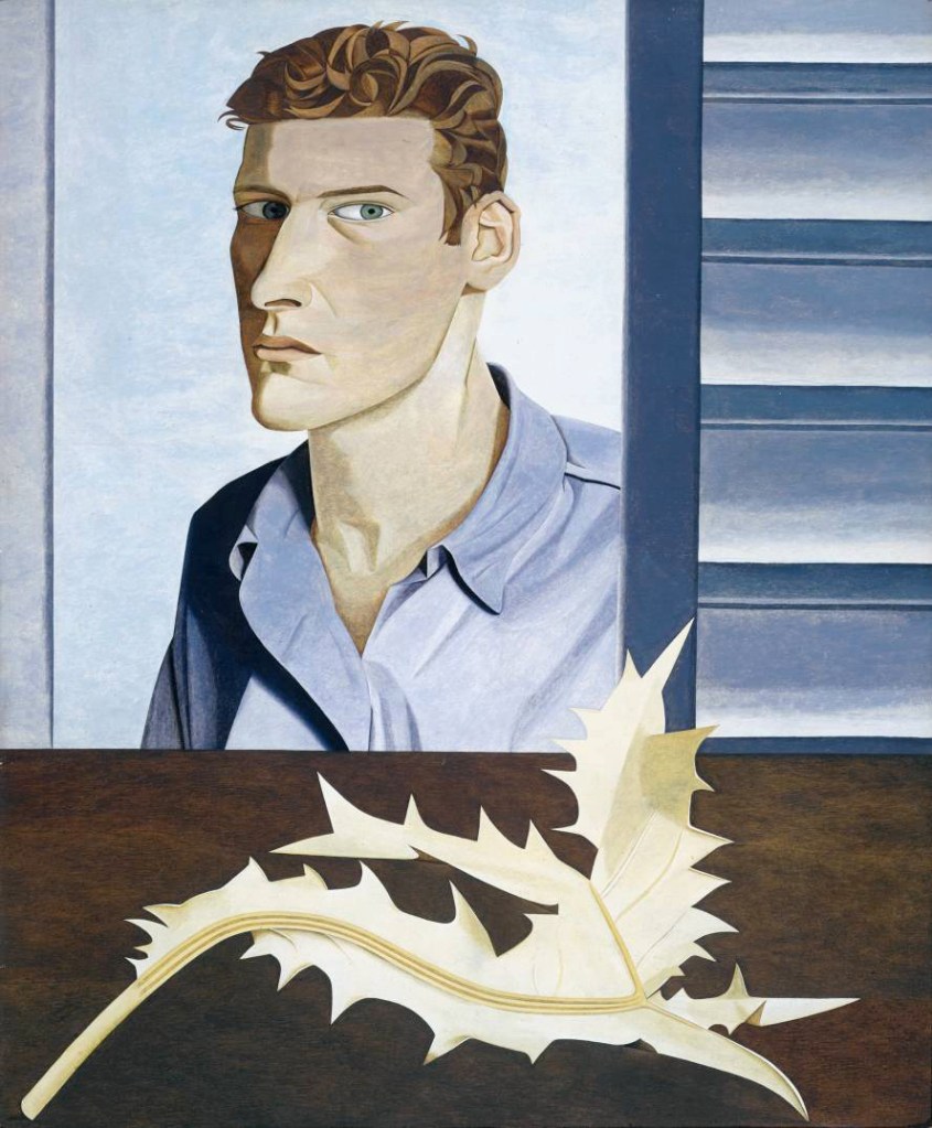 Lucian Freud (British born Germany, 1922-2011) 'Man with a Thistle (Self-Portrait)' 1946