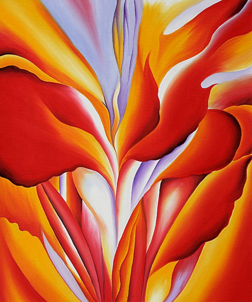 Georgia O'Keeffe (American, 1887-1986) 'Red Canna' 1924