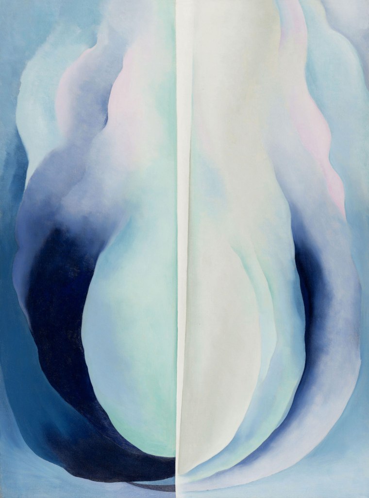 Georgia O'Keeffe (American, 1887-1986) 'Abstraction Blue' 1927