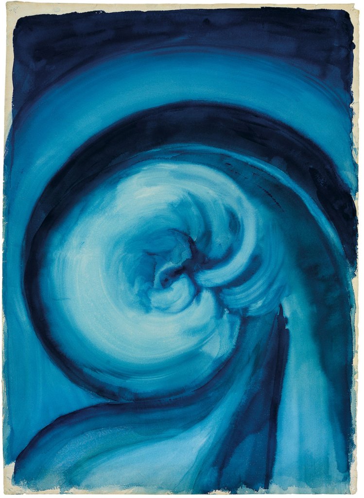 Georgia O'Keeffe (American, 1887-1986) 'Blue I' 1916