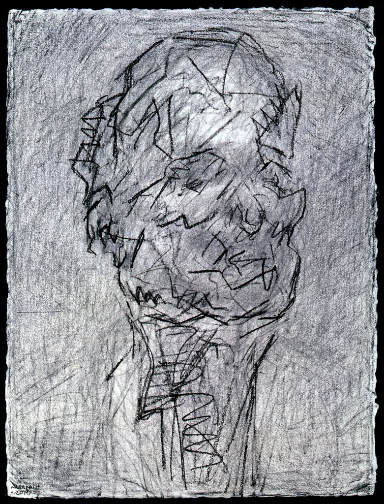 Frank Auerbach (German-British, b. 1931) 'Self-Portrait II' 2010