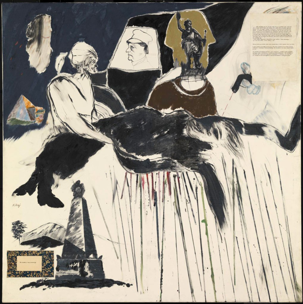 R. B. Kitaj (American lived England, 1932-2007) 'The Murder of Rosa Luxemburg' 1960