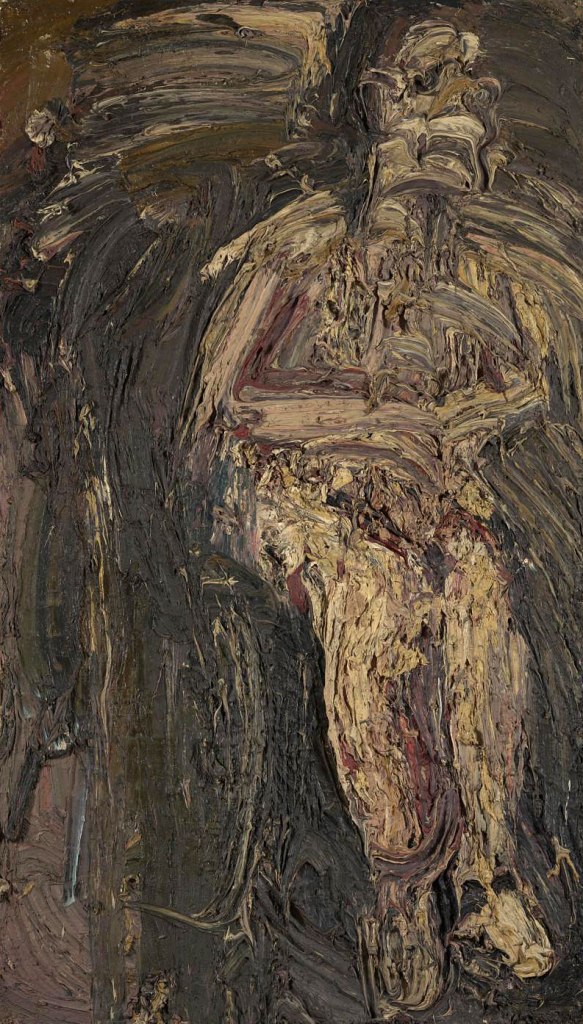 Leon Kossoff (British, 1926-2019) 'Man in a Wheelchair' 1959-1962