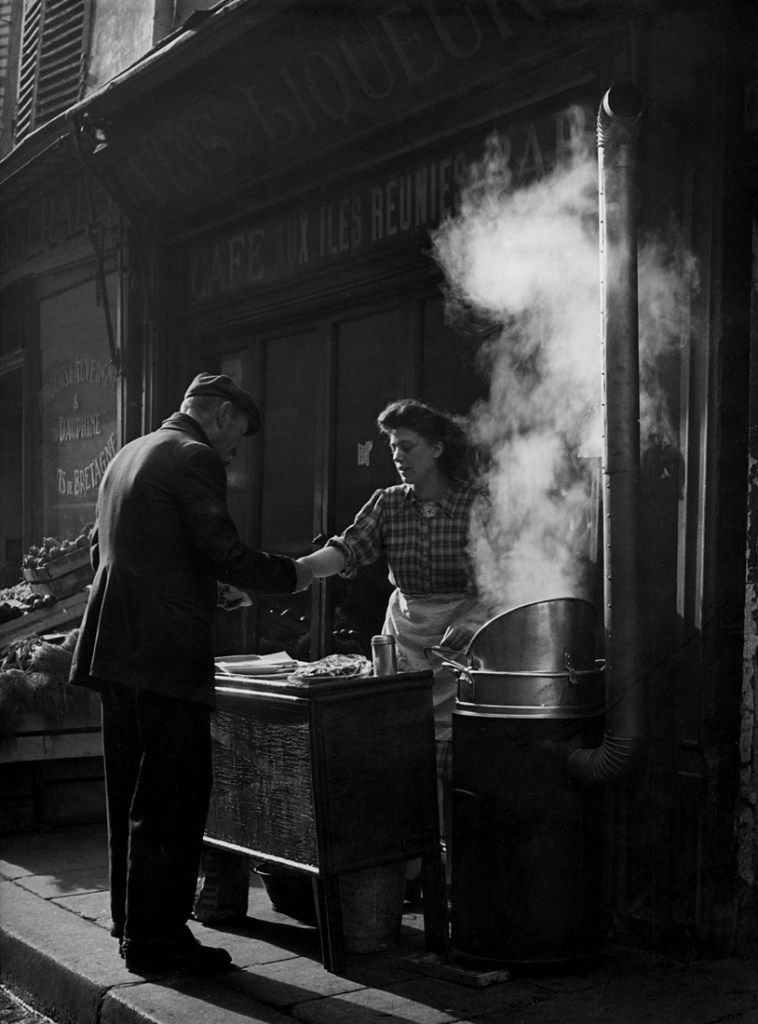 Sabine Weiss (Swiss-French, 1924-2021) 'Marchande de frites' Paris, 1952