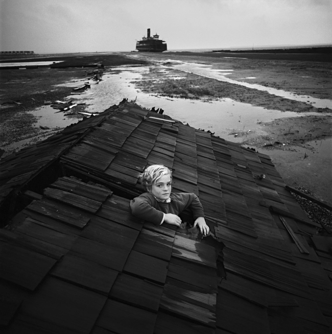 Arthur Tress (American, b. 1940) 'Boy in Flood Dream, Ocean City, New Jersey' 1972