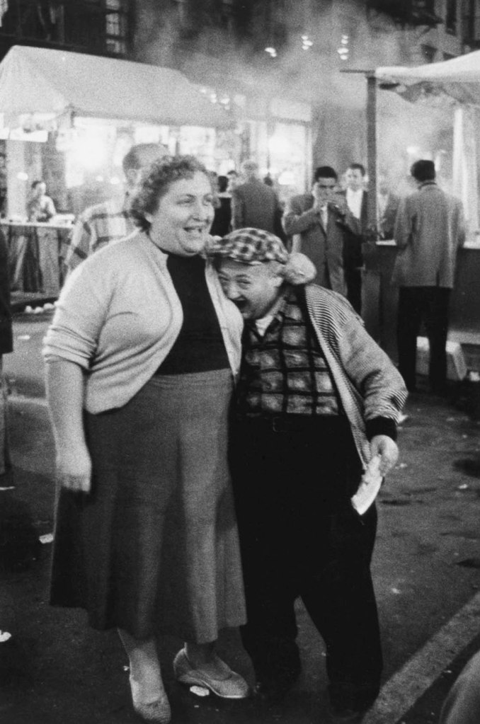 Diane Arbus (American, 1923-1971) 'Little man biting woman's breast, N.Y.C.' 1958