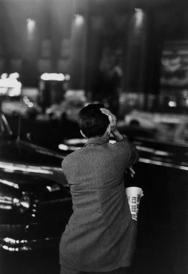 Louis Faurer (American, 1916-2001) 'Unemployed and Looking at Rockefeller Center, New York' 1947