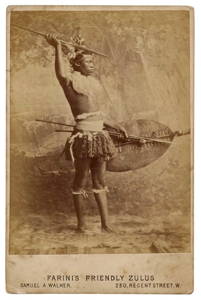 Samuel A. Walker (British, 1841-1922) 'Farina's Friendly Zulus' 1879