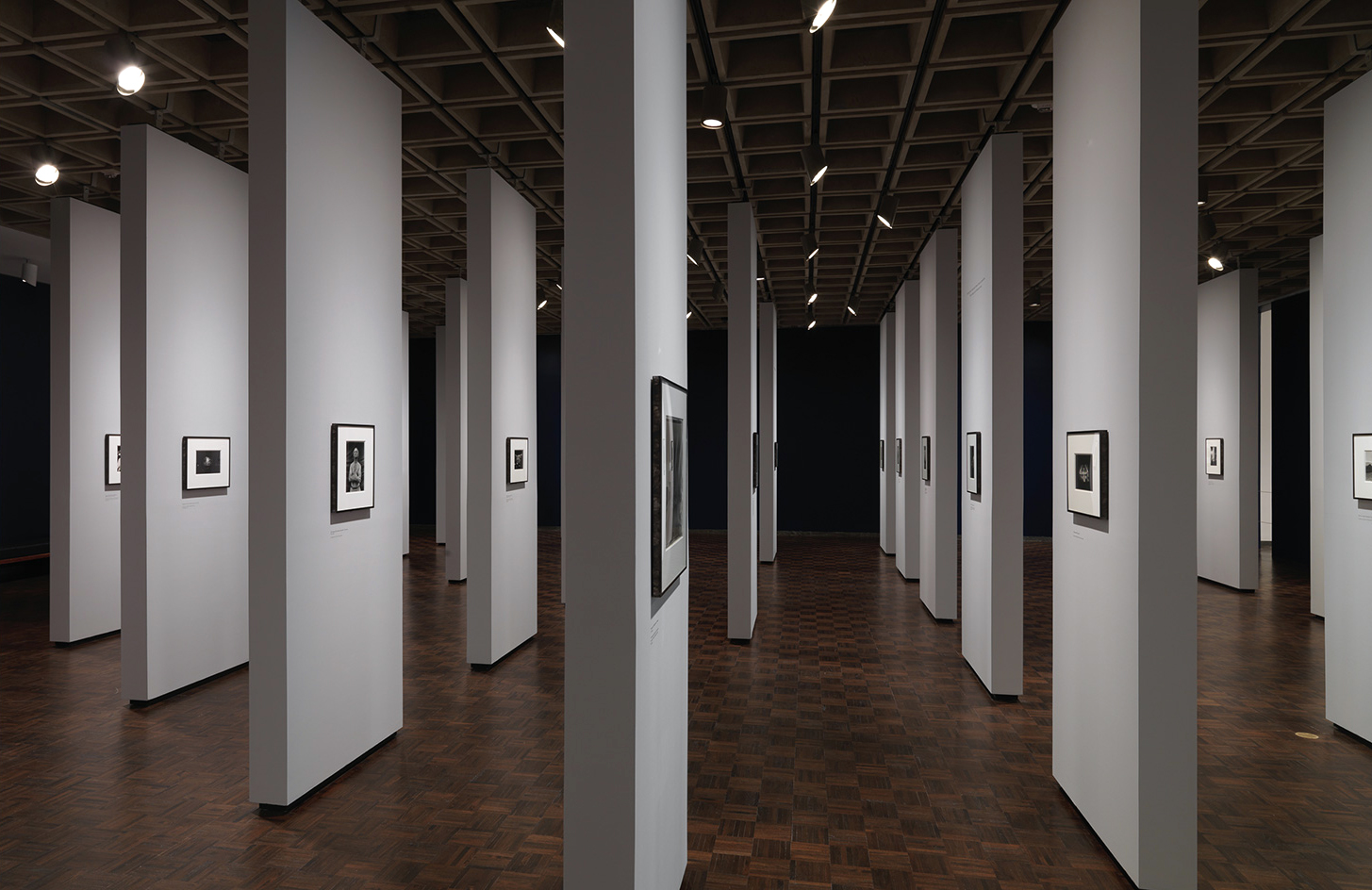 Installation view of the exhibition 'diane arbus: in the beginning' at the Metropolitan Museum of Art, New York