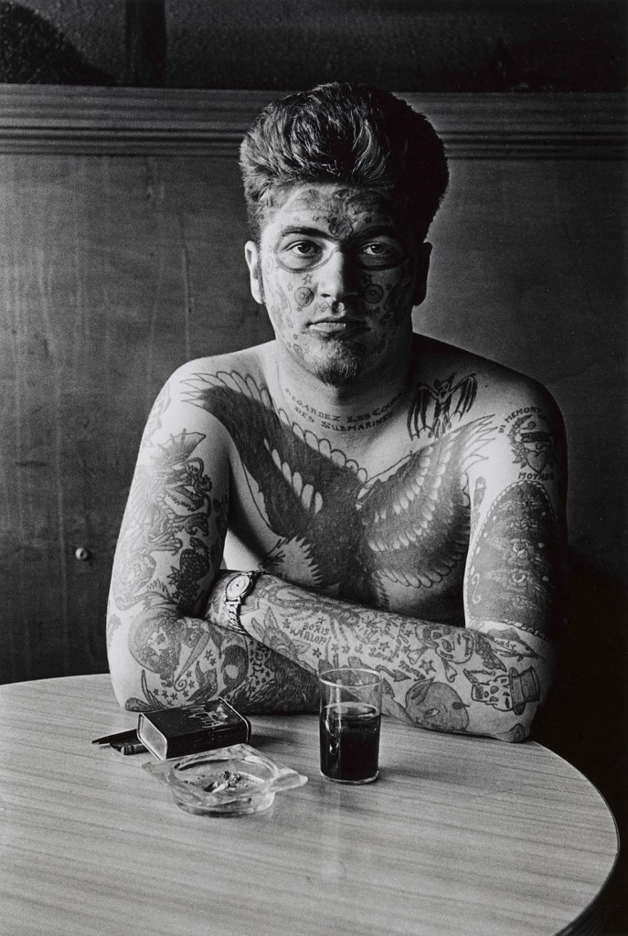Diane Arbus (American, 1923-1971) 'Jack Dracula at a bar, New London, Conn. 1961' 1961