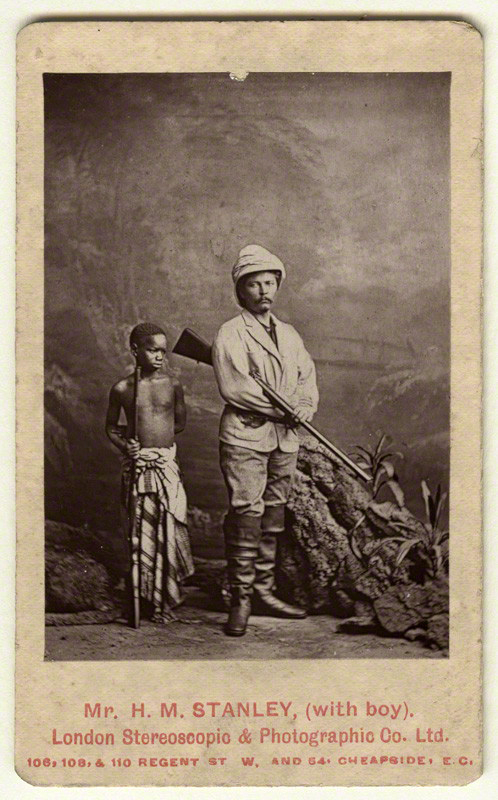 London Stereoscopic & Photographic Company. 'Sir Henry Morton Stanley; Kalulu (Ndugu M'hali)' 1872