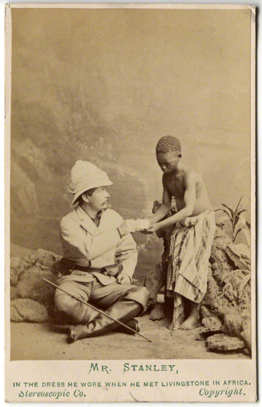 London Stereoscopic & Photographic Company. 'Sir Henry Morton Stanley; Kalulu (Ndugu M'hali)' 1872