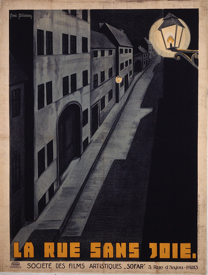 Boris Bilinsky (Russia, 1900-1948) 'Poster for The Joyless Street (Die freudlose Gasse)' c. 1925 Boris Bilinsky (Russia, 1900-1948) 'Poster for The Joyless Street (Die freudlose Gasse)' c. 1925
