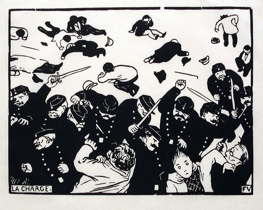 Félix Vallotton. 'La Charge (The Charge)' 1893