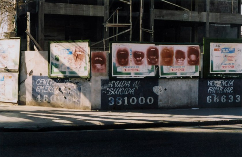 Graciela Sacco. from the "Bocanada" (A breath of fresh air) series 1992-1993