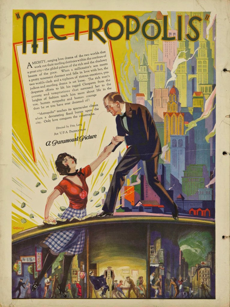 Paramount. 'Trade advertisement for 'Metropolis'' 1927 Paramount. 'Trade advertisement for 'Metropolis'' 1927
