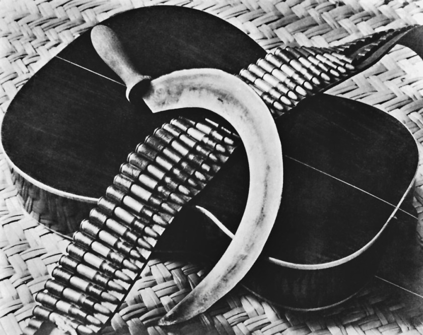 Tina Modotti (1896-1942) 'Guitare, cartouchière et faucille (Guitar, cartridge belt and sickle)' 1st June 1929