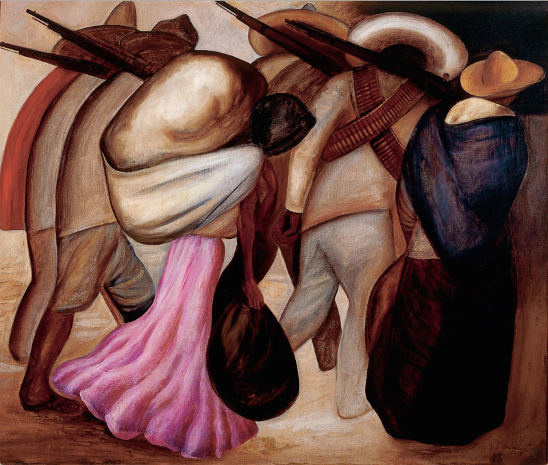 José Clemente Orozco (1883-1949) 'Les Femmes des soldats (The Women Soldiers)' 1926
