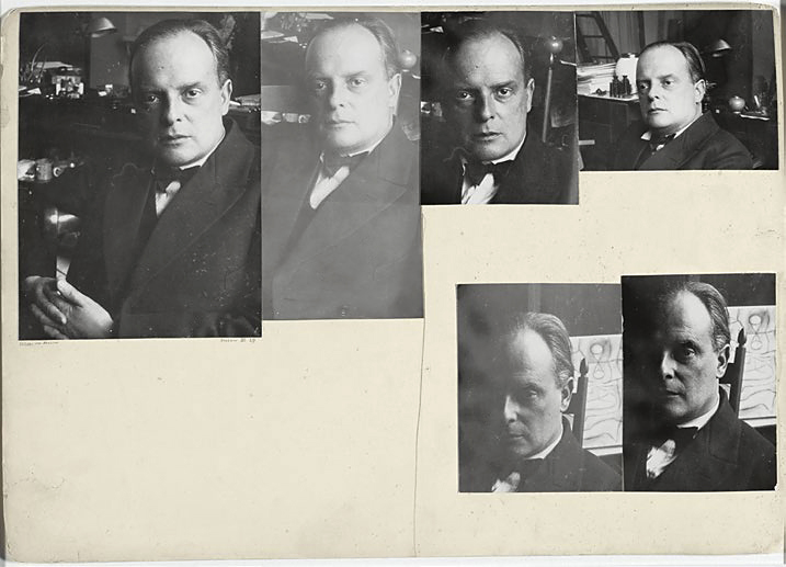 osef Albers (American, born Germany 1888-1976) 'Paul Klee in his studio, Dessau, November 1929'