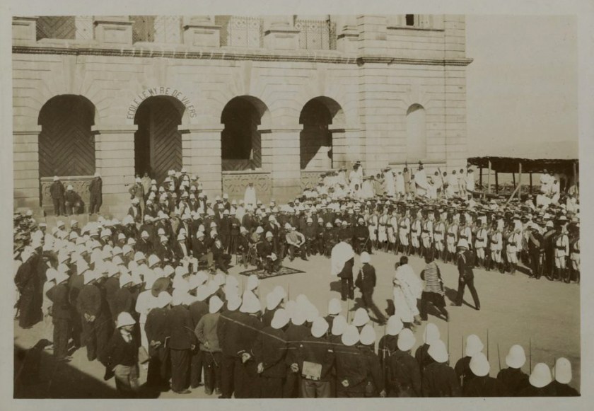Joseph Marie Ernest Prud'Homme. 'Submission of Rabezavana and Rainibetsimisaraka' 1897