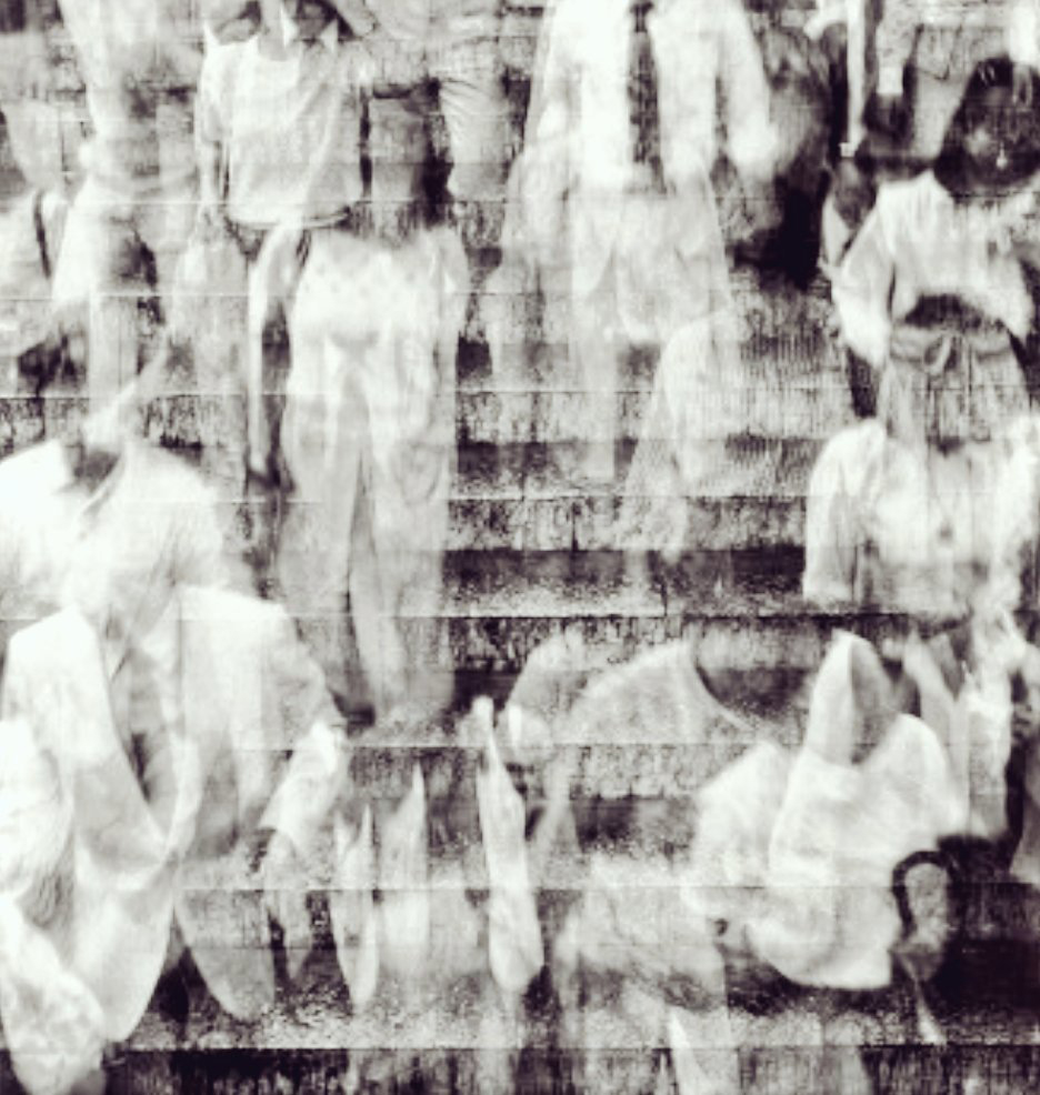 Shōmei Tōmatsu (Japanese, 1930-2012) 'Rush Hour, Tokyo' 1981 (detail) Shōmei Tōmatsu (Japanese, 1930-2012) 'Rush Hour, Tokyo' 1981 (detail)