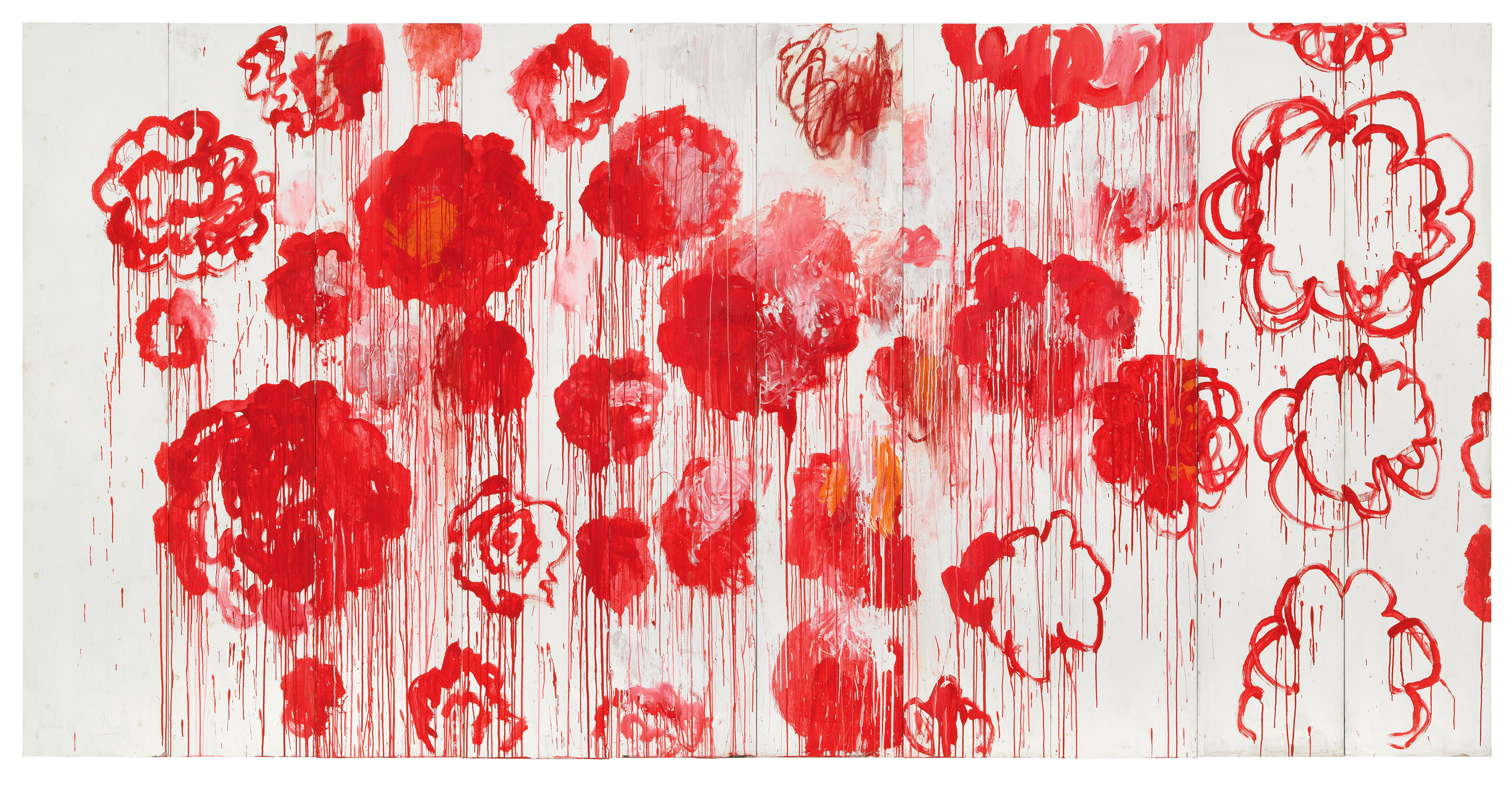 Cy Twombly (American, 1928-2011) 'Blooming' 2001-2008