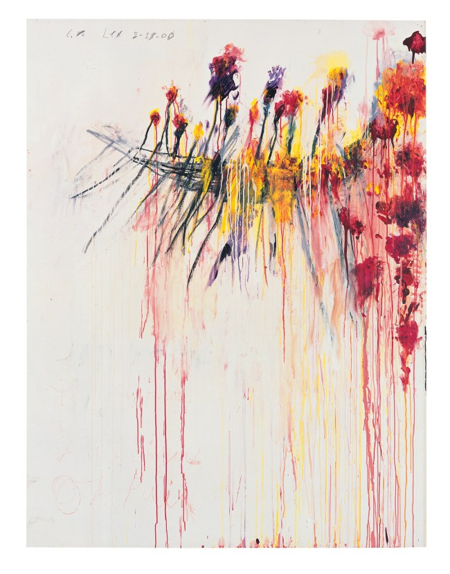Cy Twombly. 'Coronation of Sesostris (Part V)' 2000
