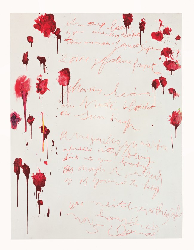Cy Twombly. 'Coronation of Sesostris (Part VI)' 2000