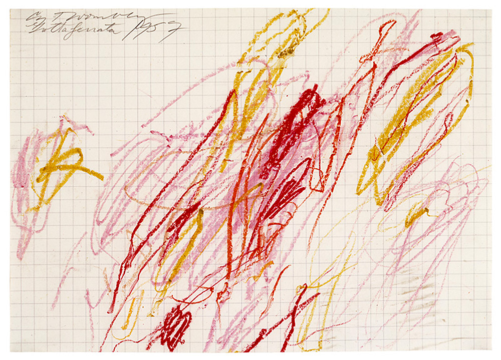 Cy Twombly (American, 1928-2011) 'Untitled (Grottaferrata) III' 1957