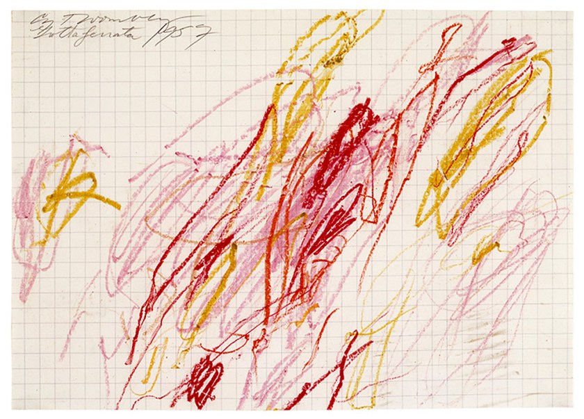 Cy Twombly. 'Untitled (Grottaferrata) III' 1957