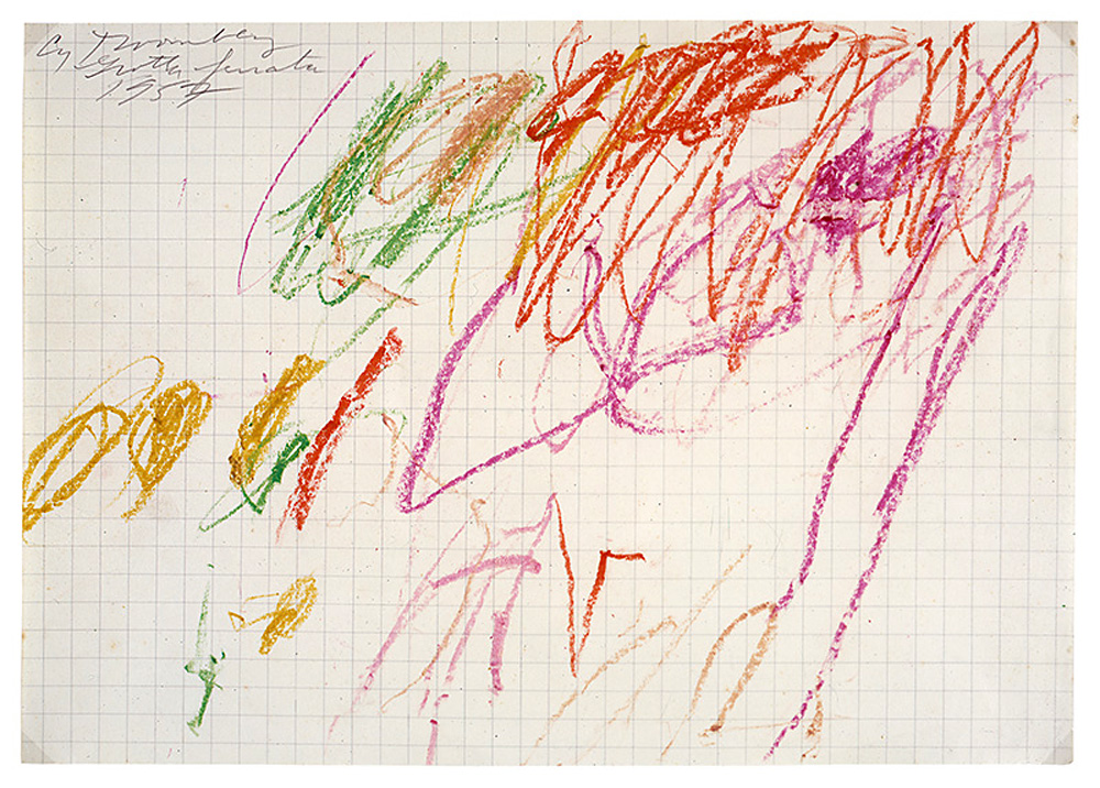 Cy Twombly (American, 1928-2011) 'Untitled (Grottaferrata) IV' 1957