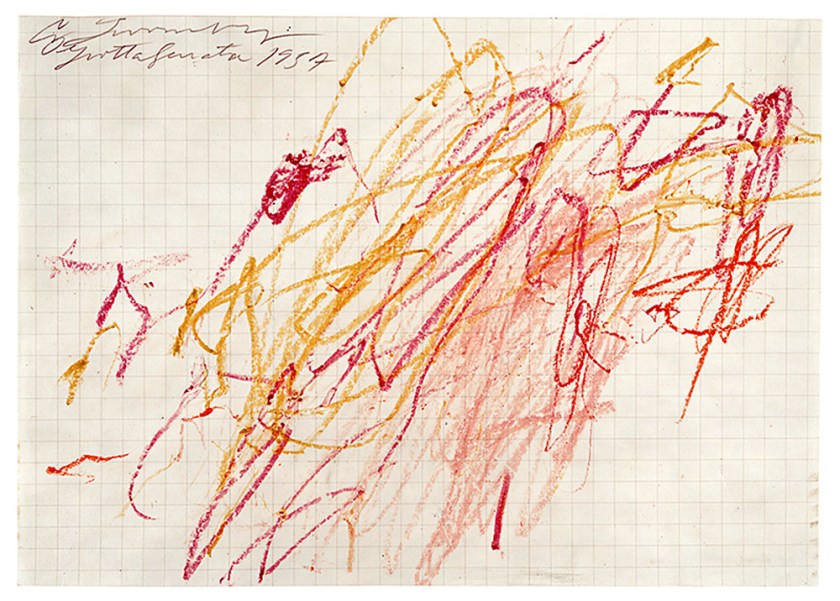 Cy Twombly. 'Untitled (Grottaferrata) V' 1957