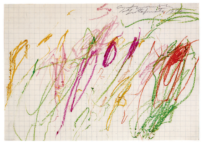Cy Twombly. 'Untitled (Grottaferrata) VI' 1957