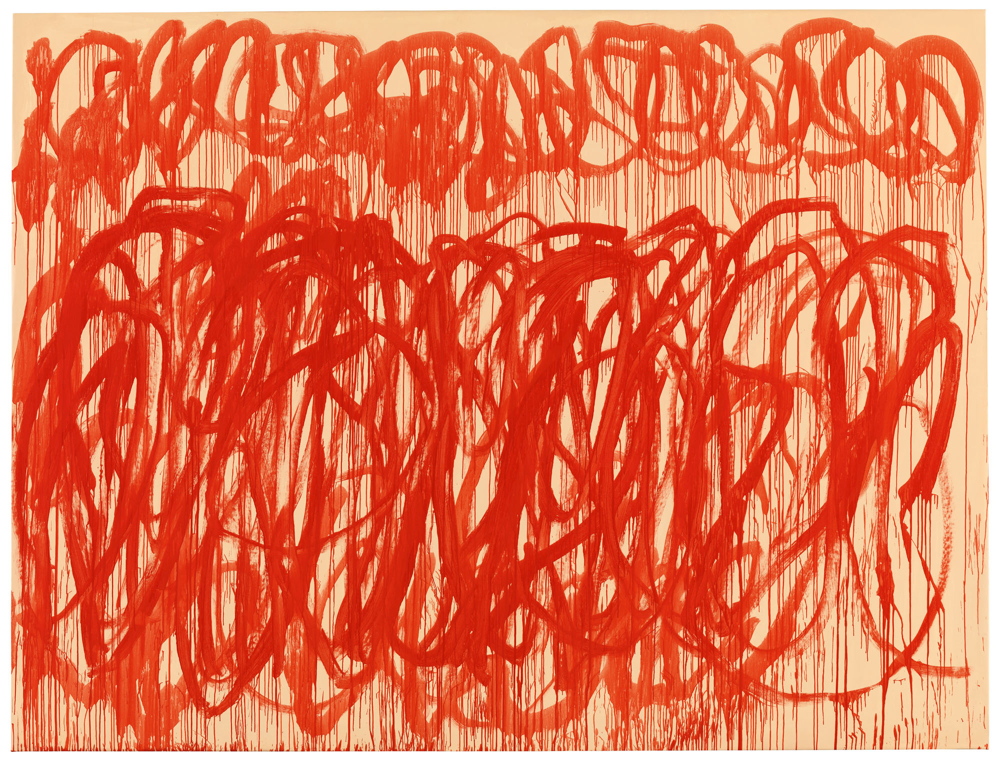 Cy Twombly (American, 1928-2011) 'Untitled (Bacchus)' 2005