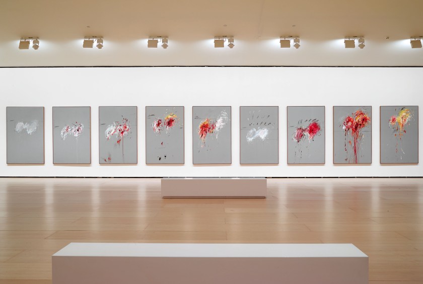 Cy Twombly. View of the series 'Nine Discourses on Commodus' 1963