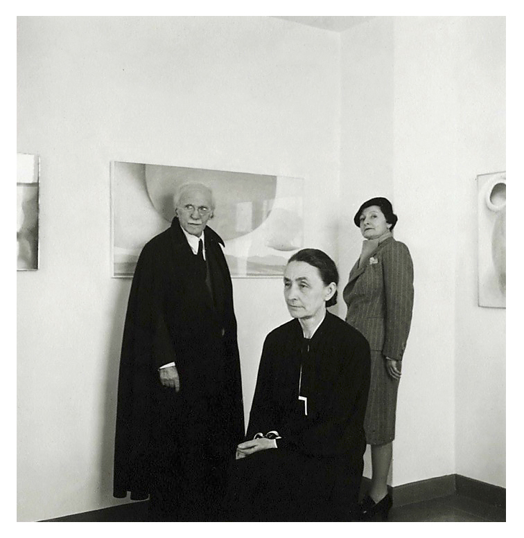 Cecil Beaton (British, 1904-1980) 'From left, Alfred Stieglitz, Mercedes de Acosta, and Georgia O'Keeffe' c. 1943