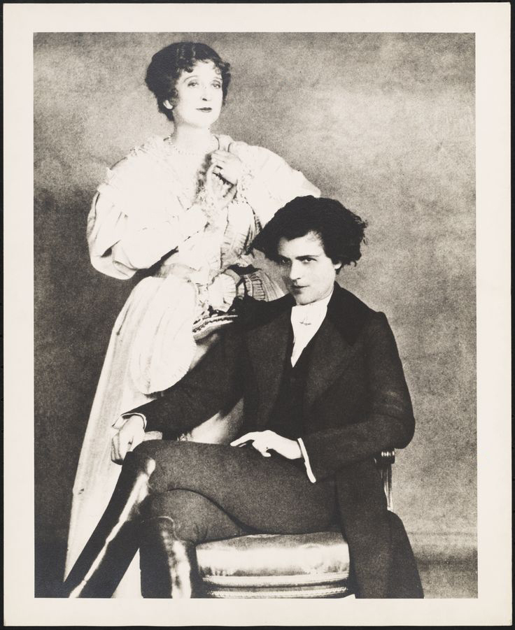 Anonymous photographer. 'Effie Shannon as Marie-Louise (left) and Michael Strange in the title role of 'L'Aiglon'' 1927