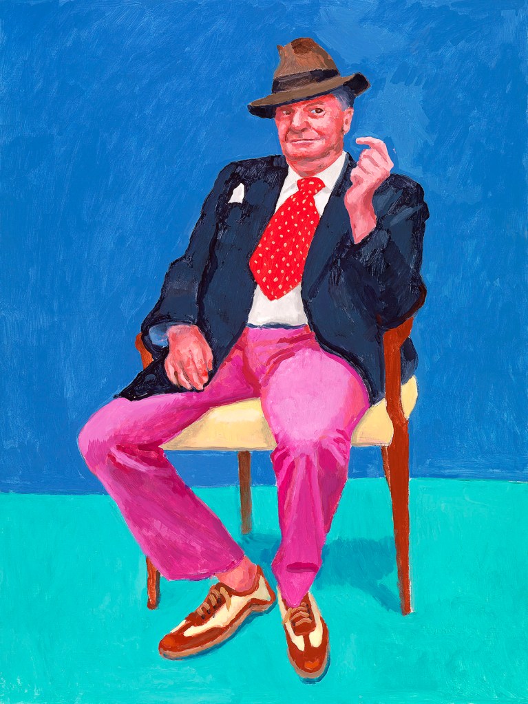 David Hockney (English 1937- ) 'Barry Humphries, 26th, 27th, 28th March 2015'