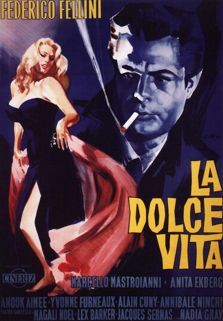 Poster for 'La Dolce Vita' (The Sweet Life) 1959