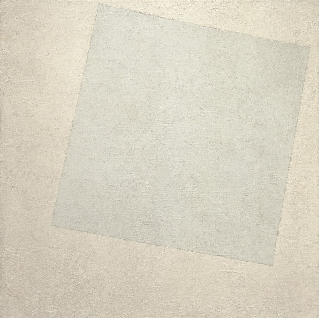 Kazimir Malevich (Ukrainian, 1878-1935) 'Suprematist Composition: White on White' 1918