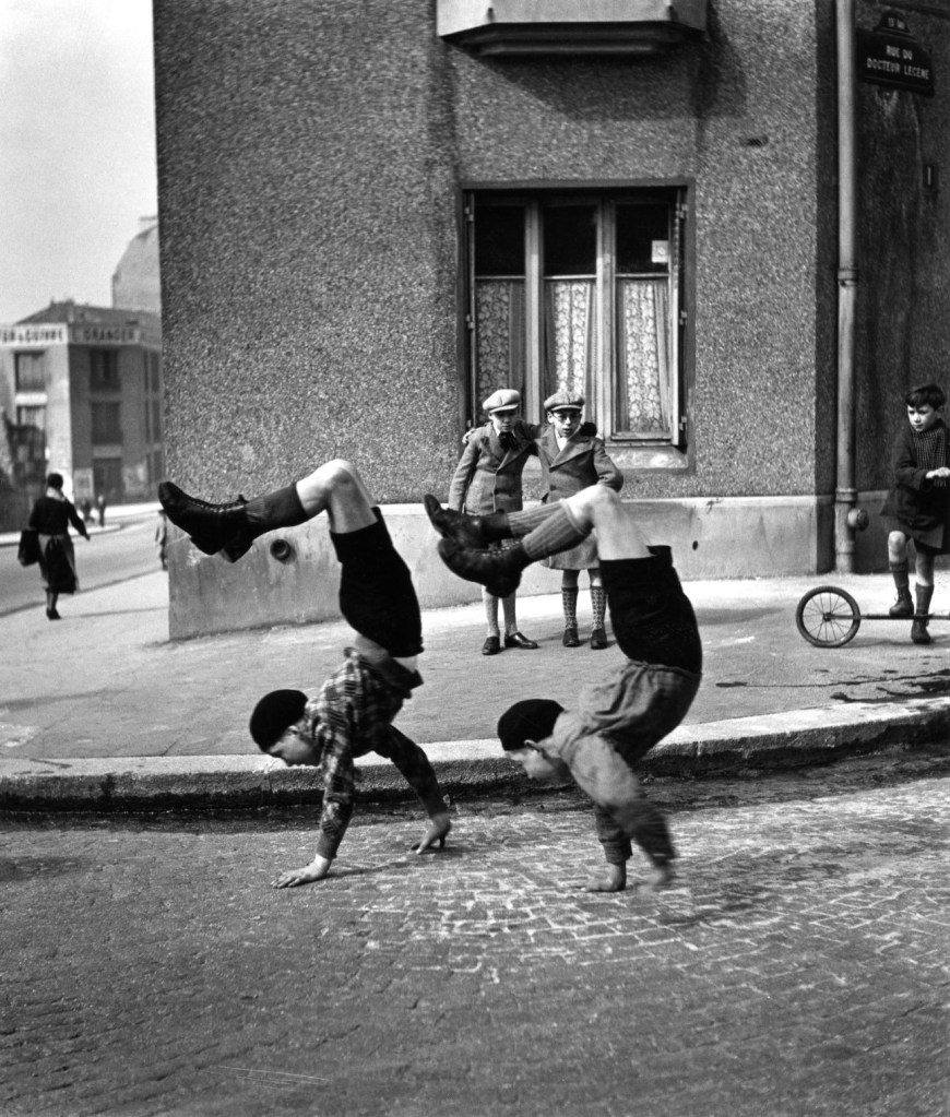 Robert Doisneau (French, 1912-1994) 'Les frères, rue du Docteur Lecène, Paris' (The brothers, street of Doctor Lecène, Paris) 1934