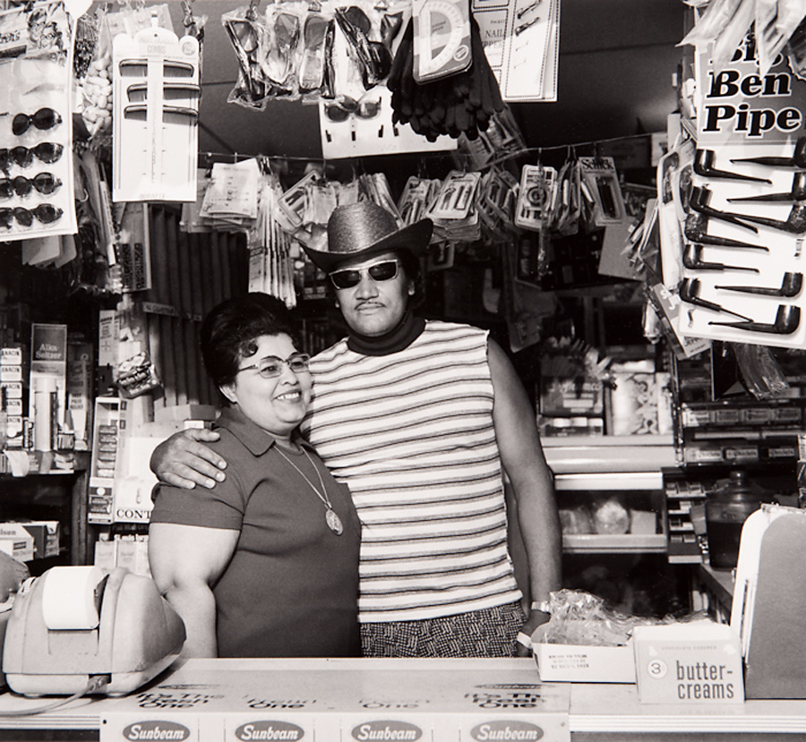 Milton Rogovin (American, 1909-2011) 'Untitled' from the series 'Lower West Side, Buffalo, Felix & Wife' 1974 from the exhibition 'Life and Labor: The Photographs of Milton Rogovin' at the San Jose Museum of Art, San Jose, CA, Aug 2016 - March 2017