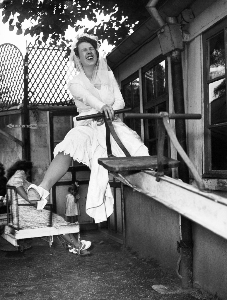 Robert Doisneau (French, 1912-1994) 'La mariée chez Gégène' (The bride at Gégène) 1946