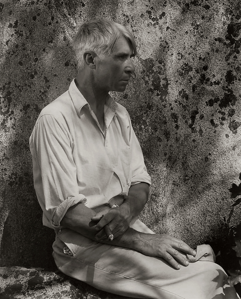 Edward Steichen (American, 1879-1973) 'Carl Sandburg, Umpawaug, Connecticut' 1930