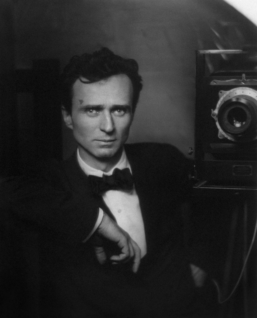 Edward Steichen (American, 1879-1973) 'Self-Portrait with Studio Camera' 1917; printed 1982 from the exhibition Exhibition: 'Edward Steichen: Twentieth-Century Photographer' at deCordova Sculpture Park and Museum, Lincoln, MA, Oct 2016 - March 2017