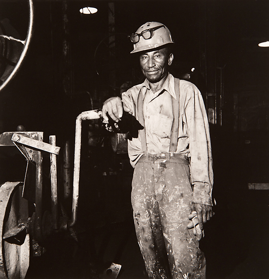 Milton Rogovin (American, 1909-2011) 'Untitled' from the series 'Working People: Amherst Foundry' 1979
